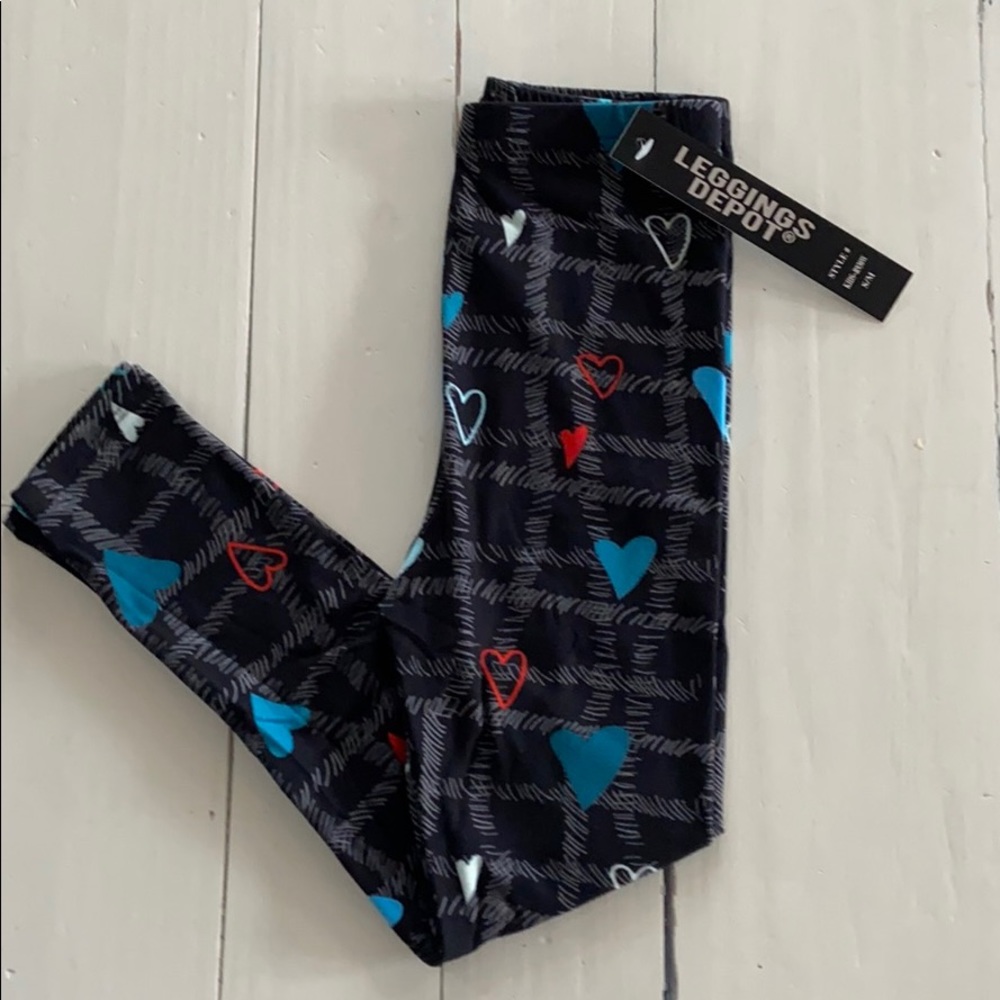Kids Valentine leggings